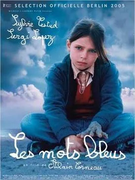 Words in Blue poster