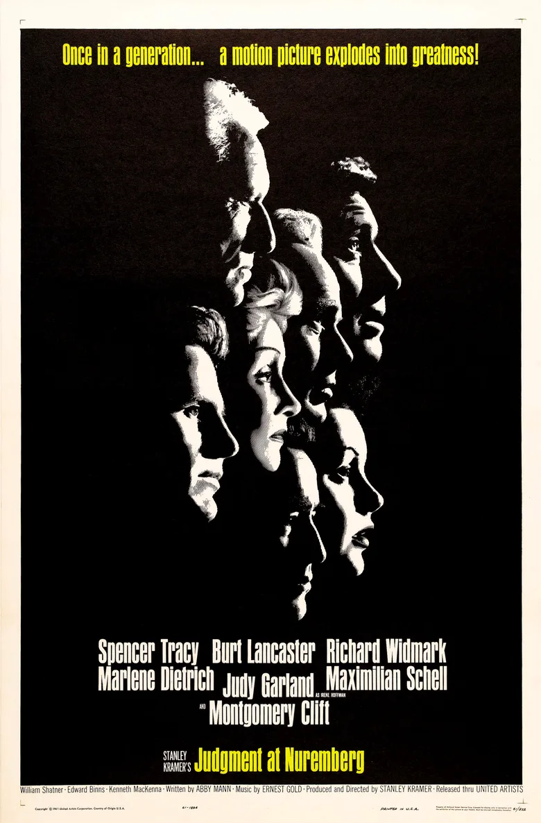 Judgment at Nuremberg poster