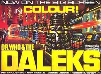Dr. Who and the Daleks poster