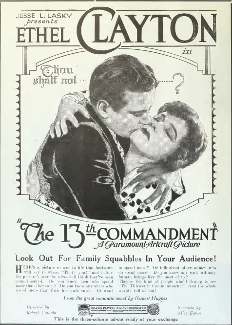 The Thirteenth Commandment poster