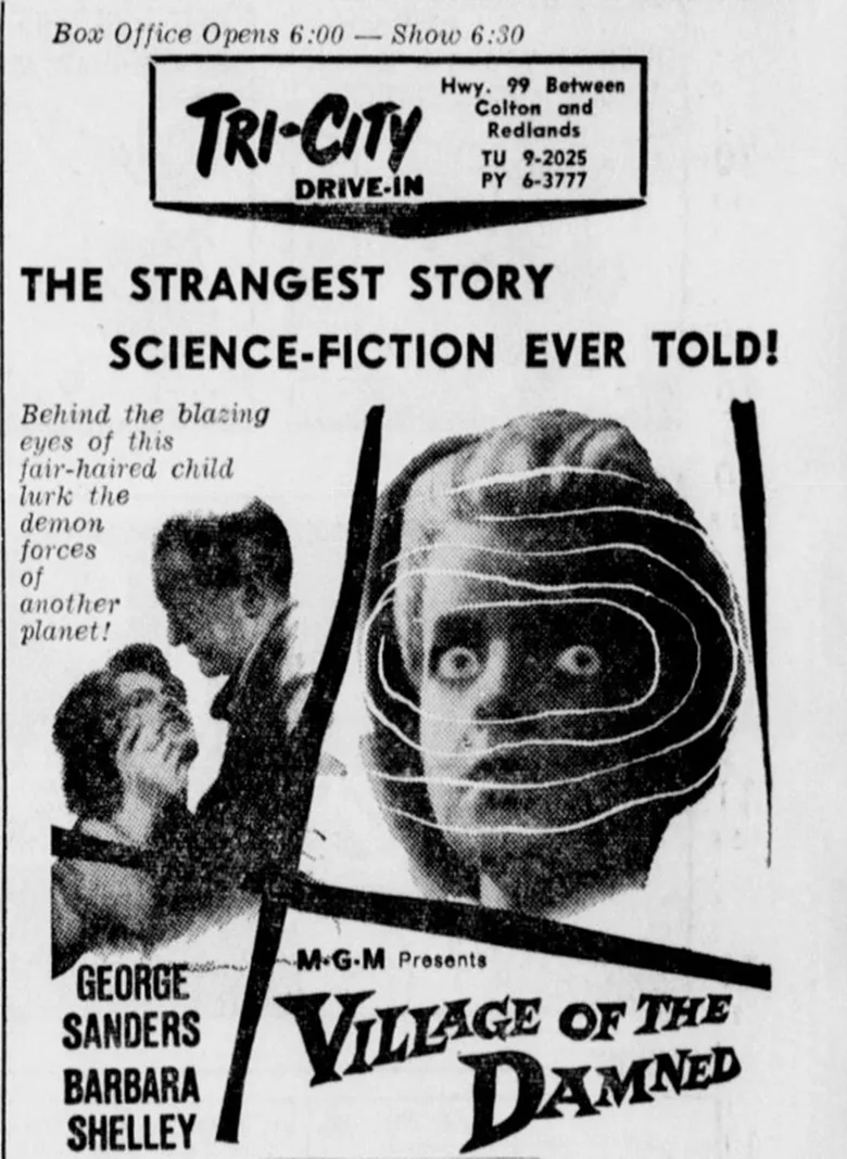 Village of the Damned poster