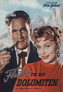 Escape to the Dolomites poster