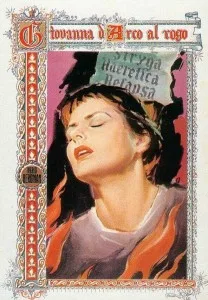 Giovanna d'Arco al rogo poster