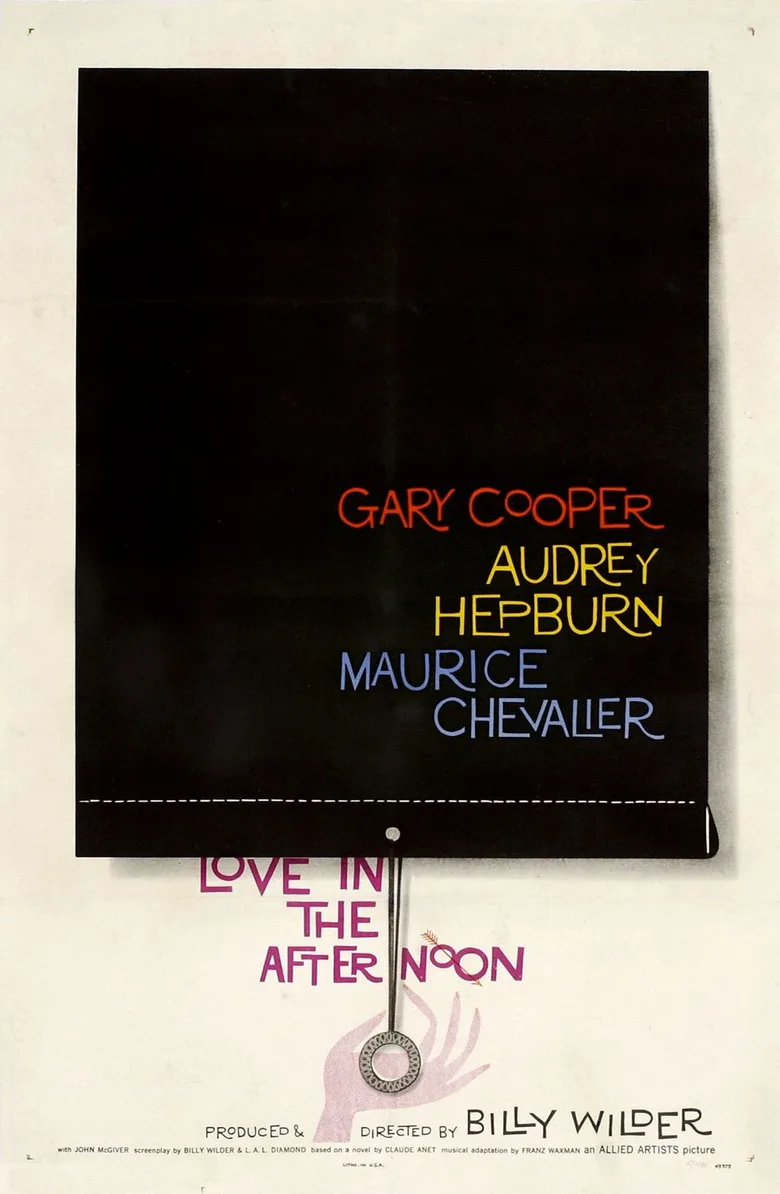 Love in the Afternoon poster
