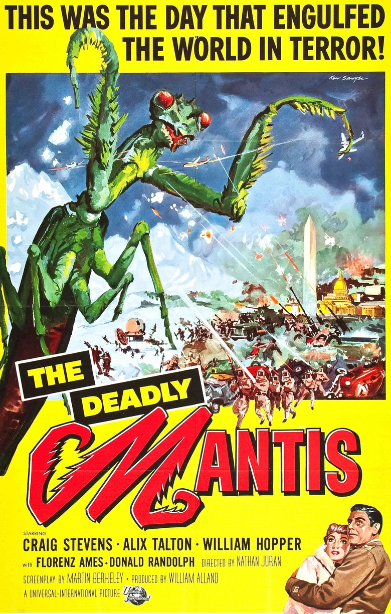 The Deadly Mantis poster