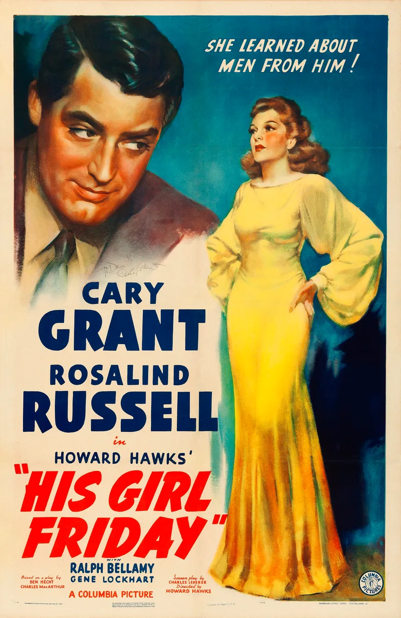 His Girl Friday poster