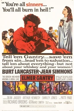 Elmer Gantry poster