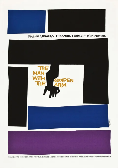 The Man with the Golden Arm poster