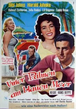 Beneath the Palms on the Blue Sea poster