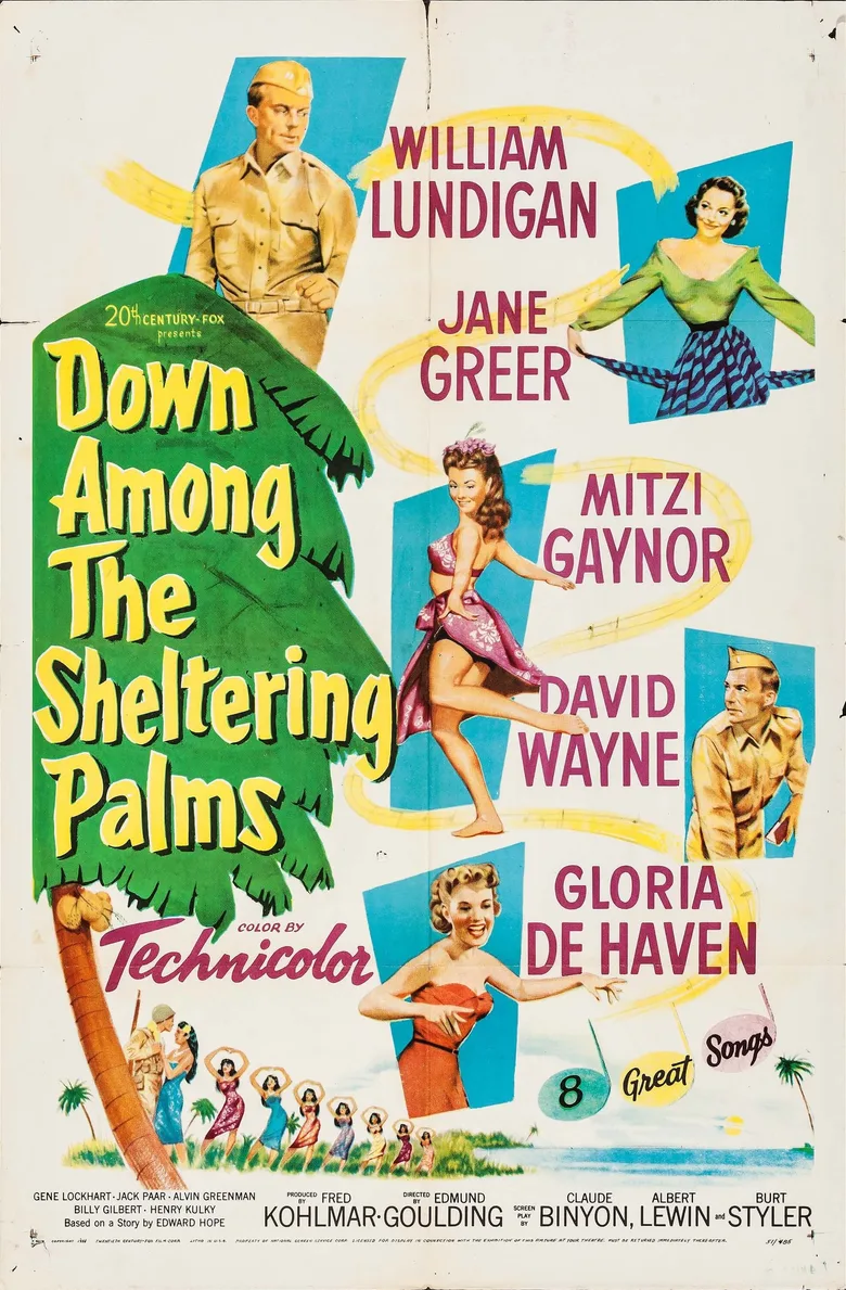 Down Among the Sheltering Palms poster
