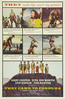 They Came to Cordura poster