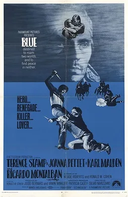 Blue poster