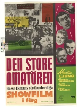 Den store amatören poster