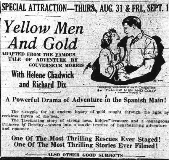 Yellow Men and Gold poster