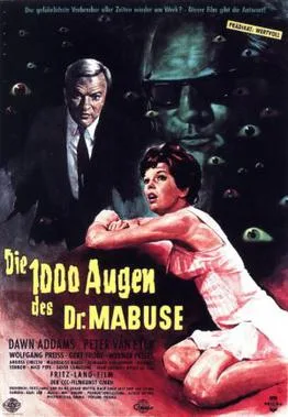 The Thousand Eyes of Dr. Mabuse poster