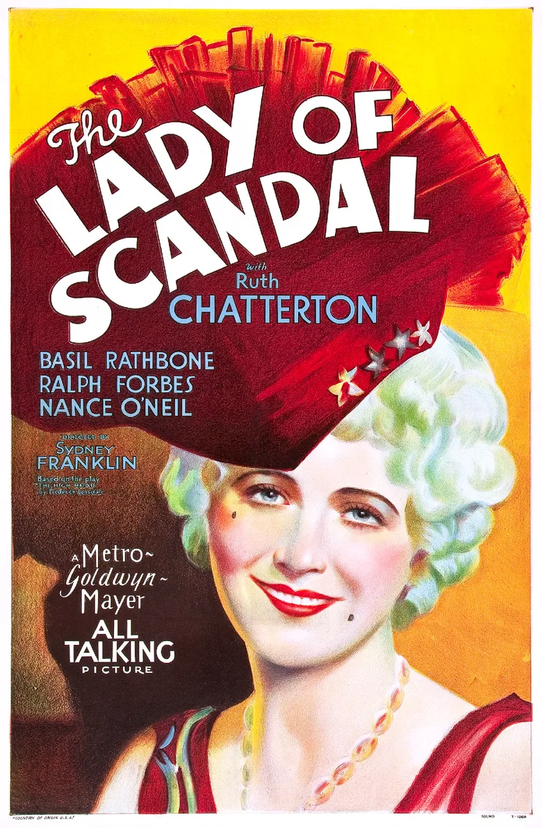 The Lady of Scandal poster
