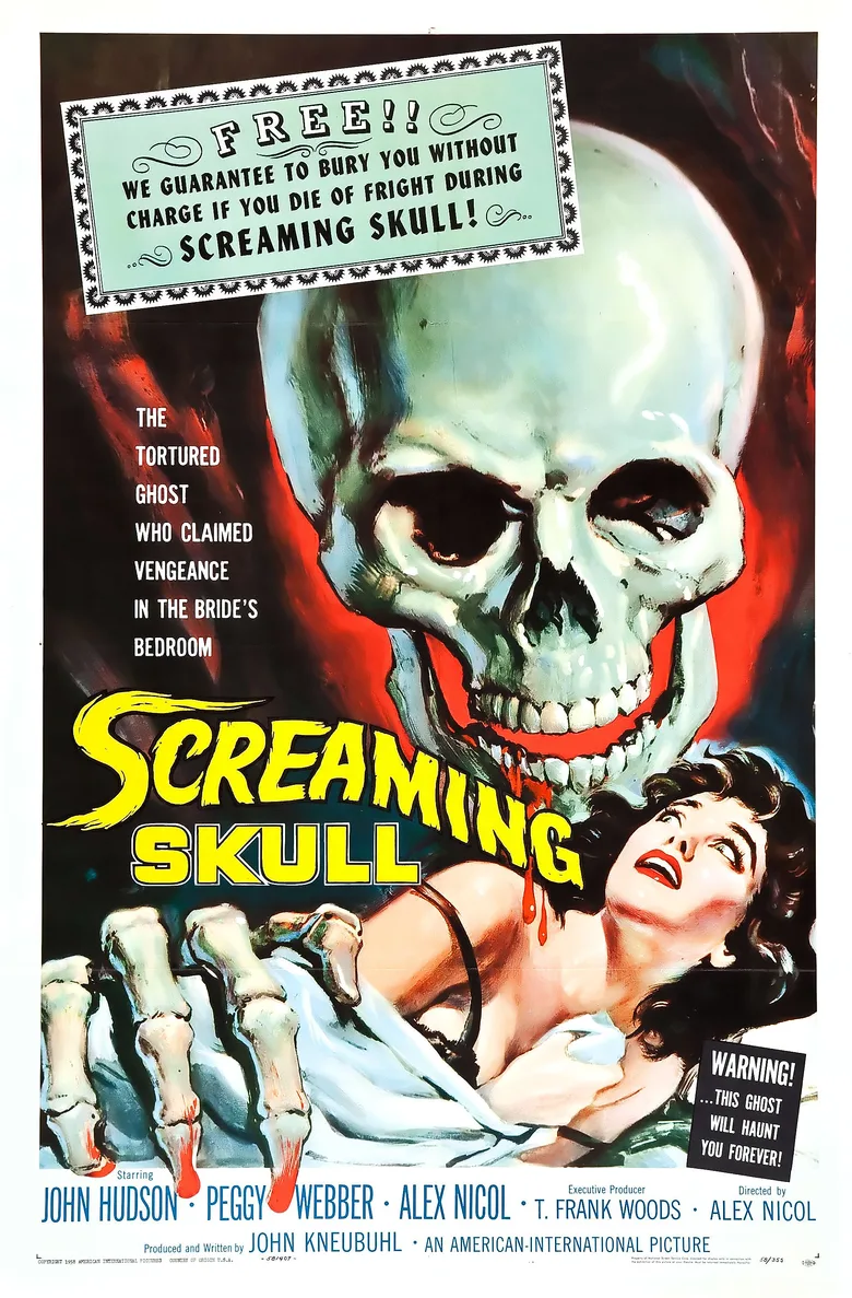 The Screaming Skull poster