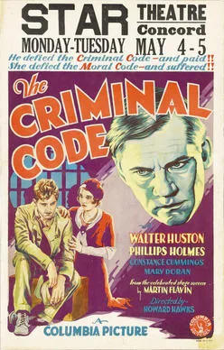 The Criminal Code poster