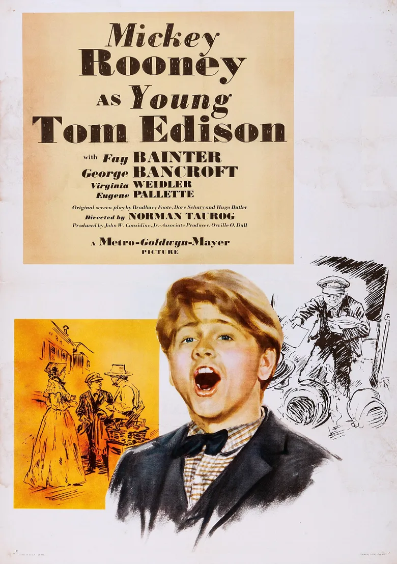 Young Tom Edison poster