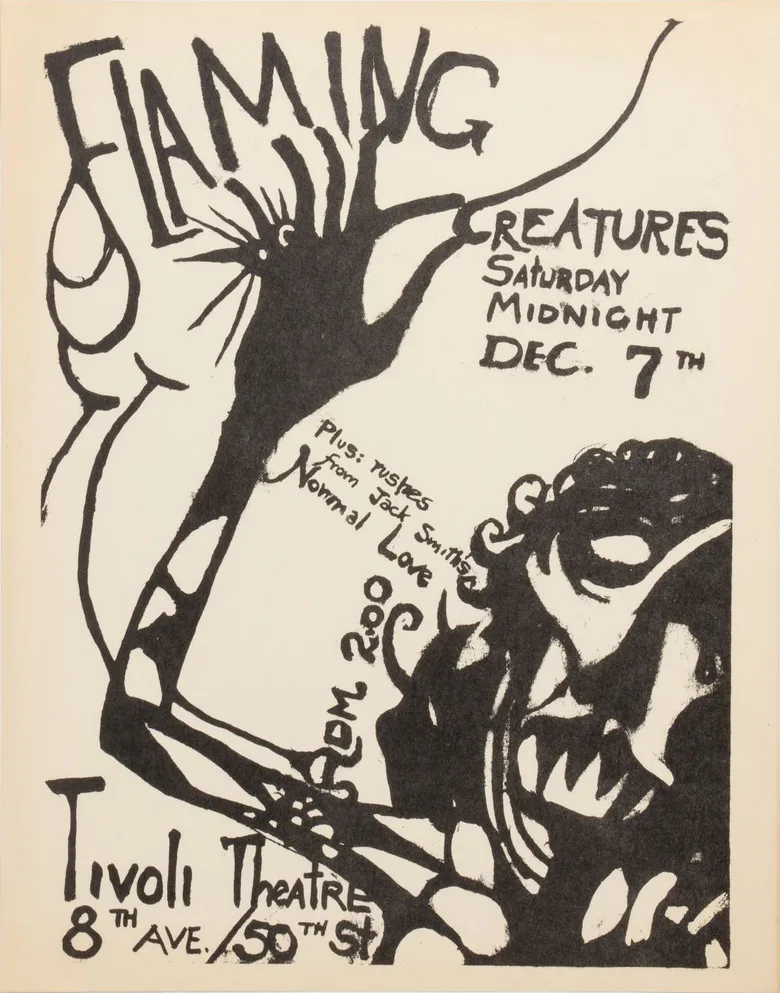 Flaming Creatures poster