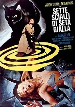 Sette scialli di seta gialla poster
