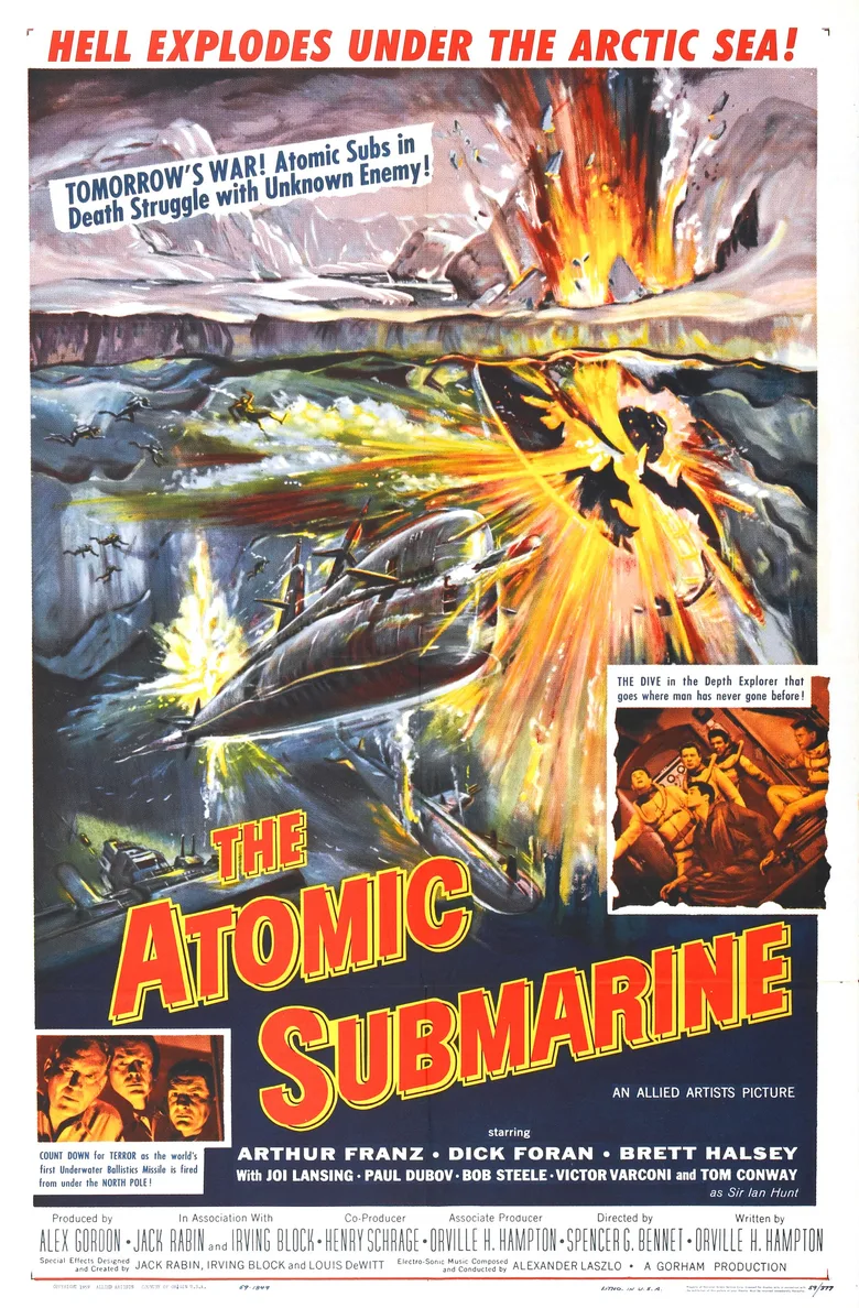 The Atomic Submarine poster
