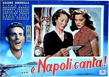E Napoli canta poster