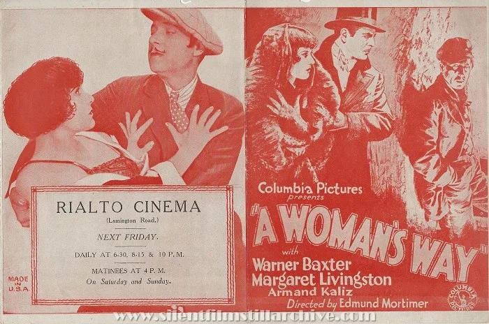 A Woman's Way poster
