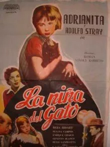 La Niña del gato poster
