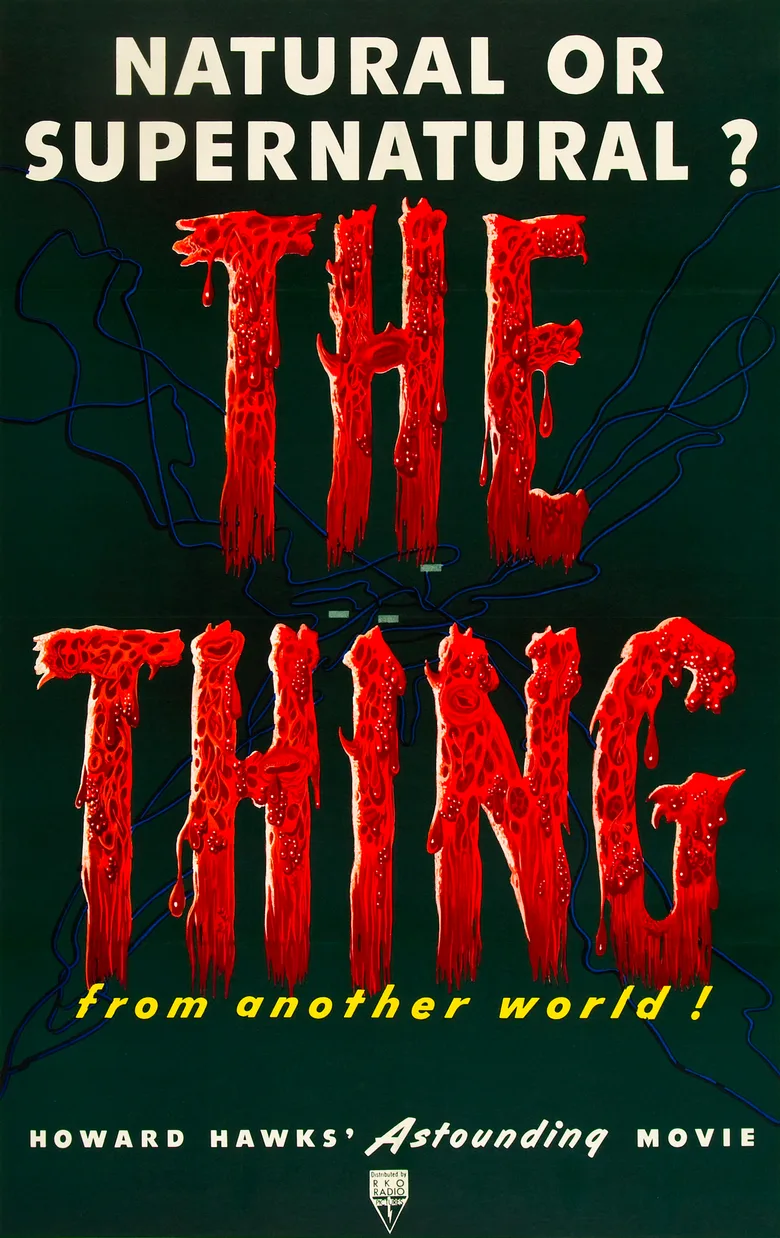The Thing from Another World poster