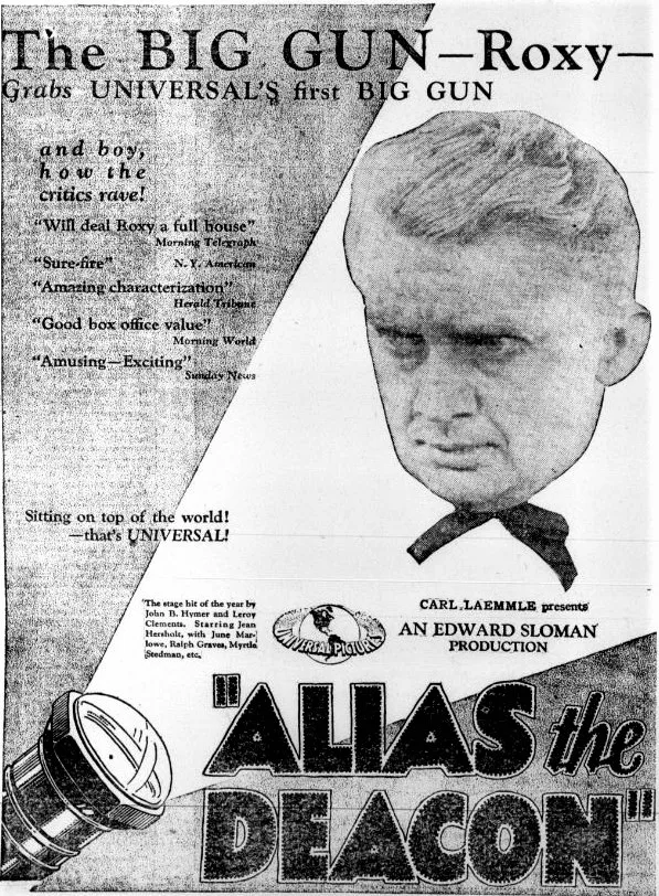 Alias the Deacon poster