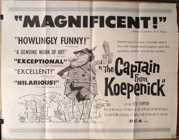 The Captain from Köpenick poster