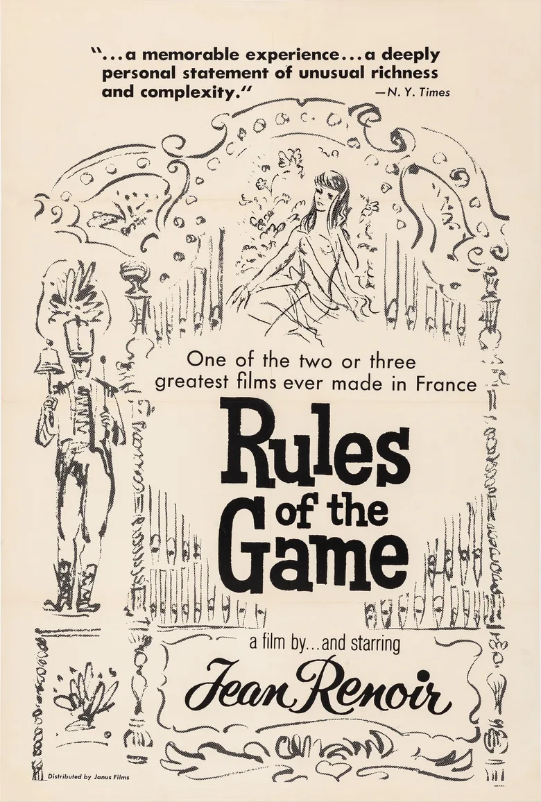 The Rules of the Game poster