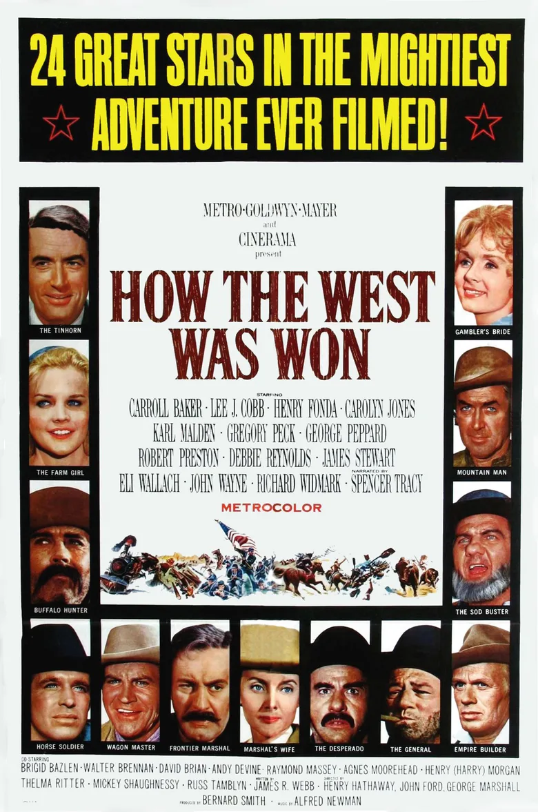 How the West Was Won poster