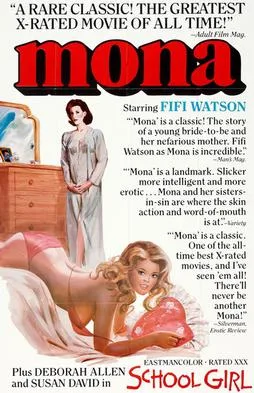 Mona the Virgin Nymph poster