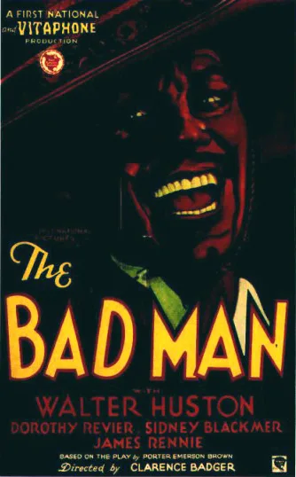 The Bad Man poster