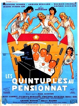 Quintuplets in the Boarding School poster