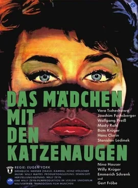 Das Mädchen mit den Katzenaugen poster