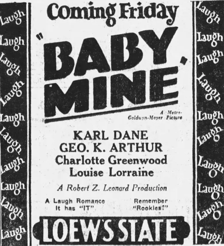 Baby Mine poster
