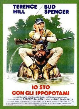 Io sto con gli ippopotami poster