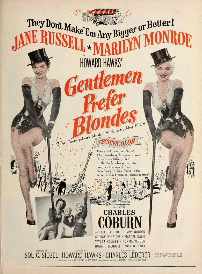 Gentlemen Prefer Blondes poster