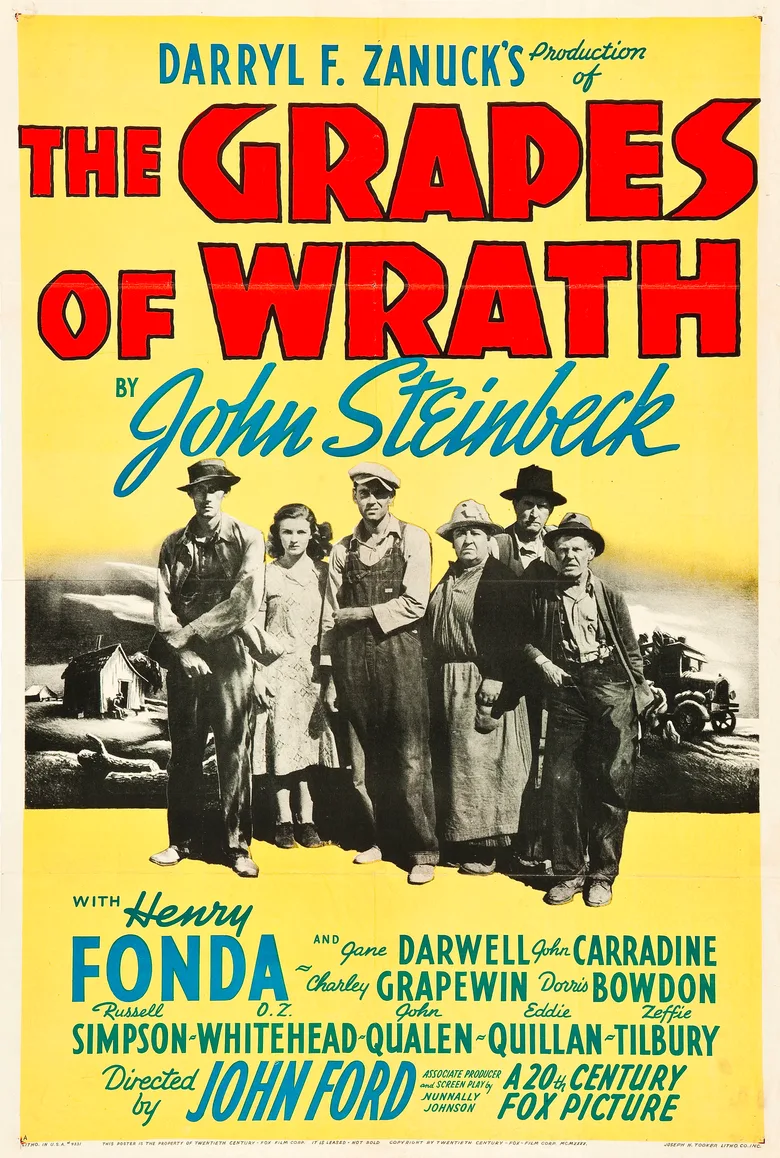 The Grapes of Wrath poster
