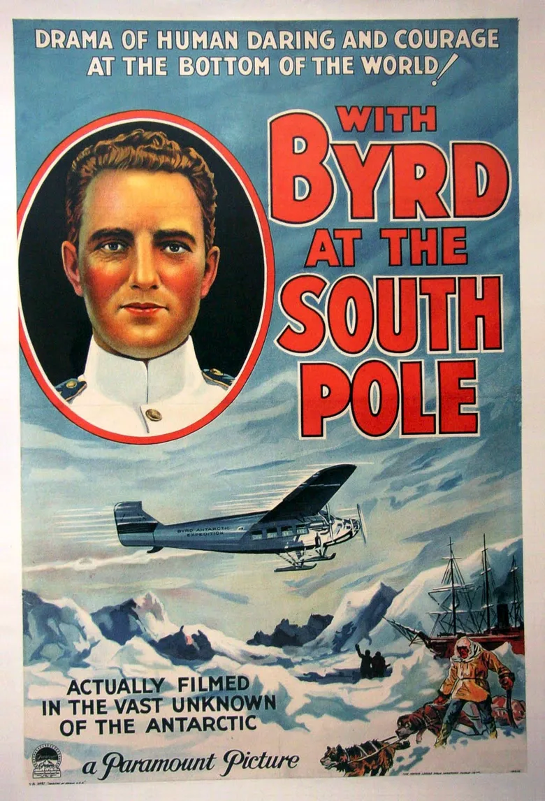 With Byrd at the South Pole poster