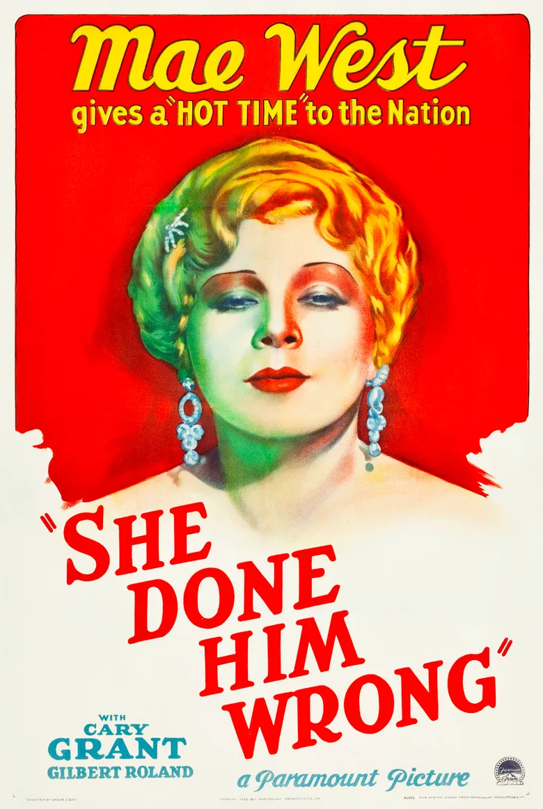 She Done Him Wrong poster