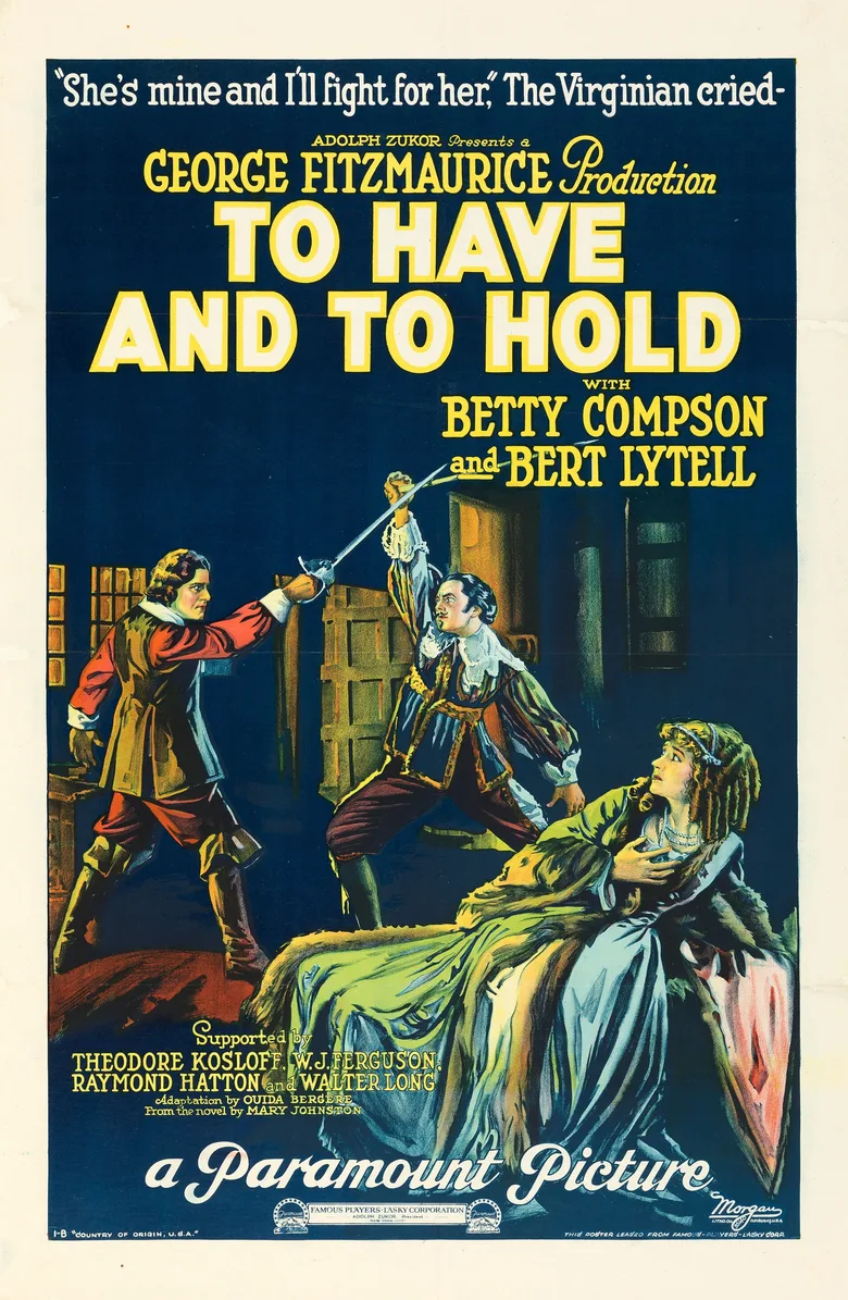 To Have and to Hold poster