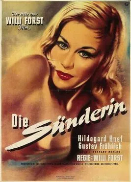 Die Sünderin poster