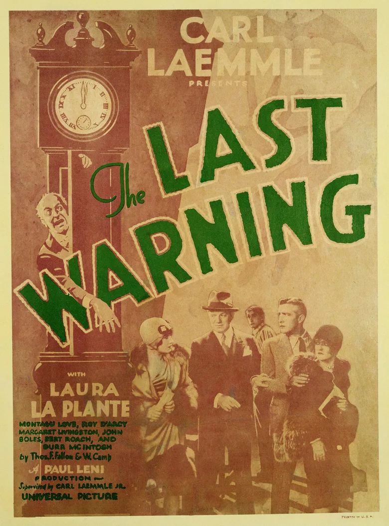 The Last Warning poster
