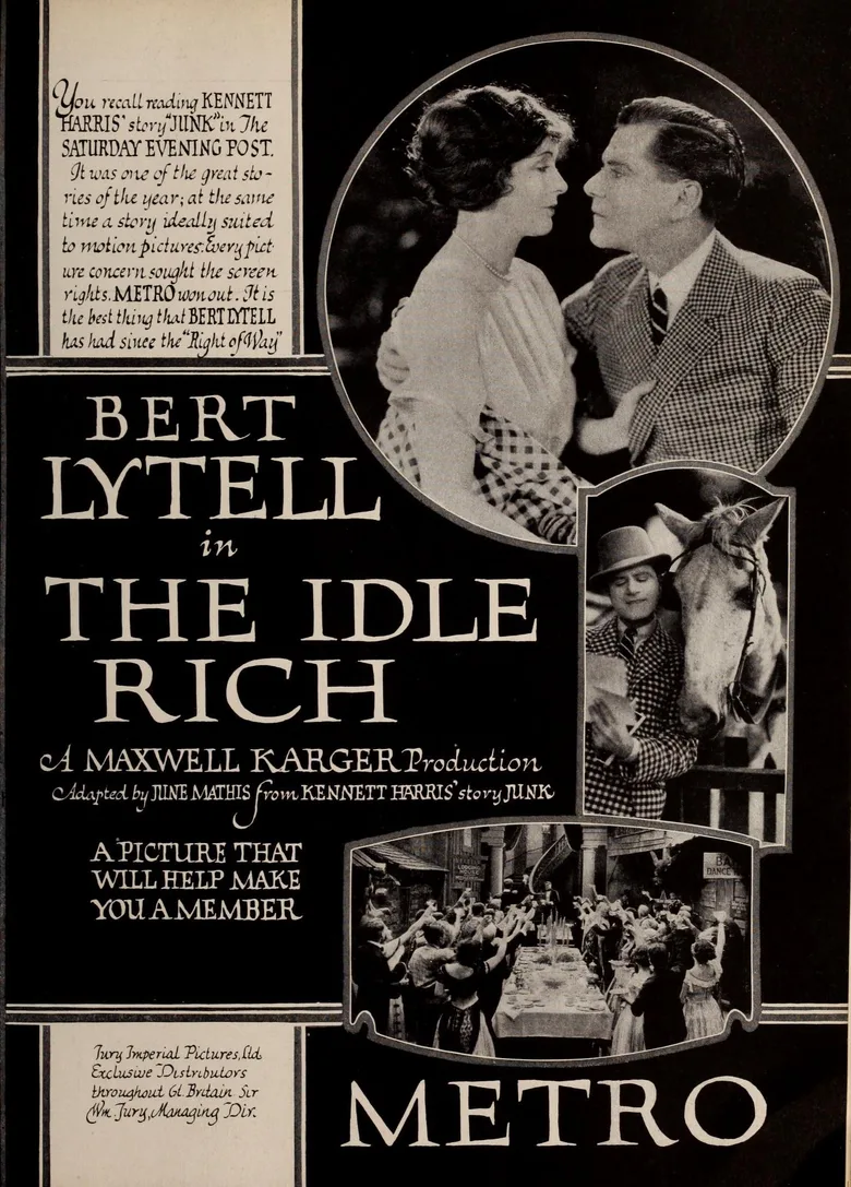 The Idle Rich poster