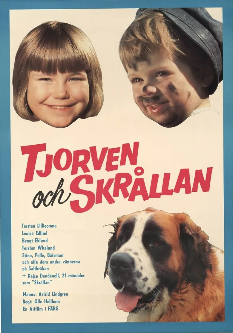 Tjorven och Skrållan poster