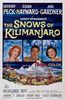 The Snows of Kilimanjaro poster